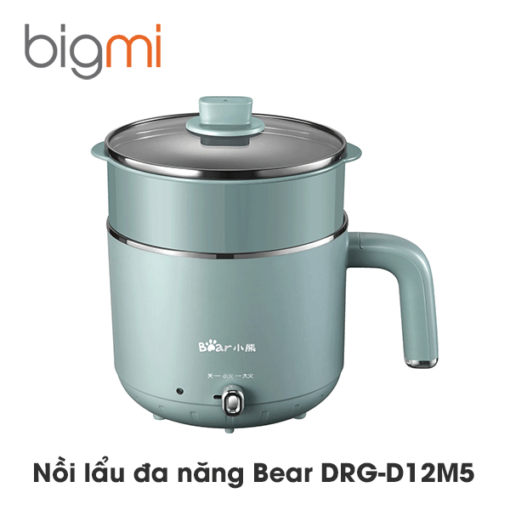 Nồi nấu điện đa năng Bear DRG-D12M5 1.2L Chính hãng Việt Nam