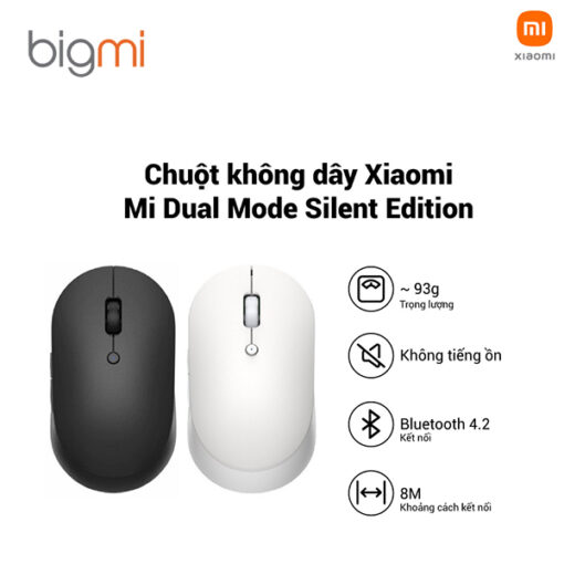 Chuột không dây Xiaomi Silent Edition 1300 DPI