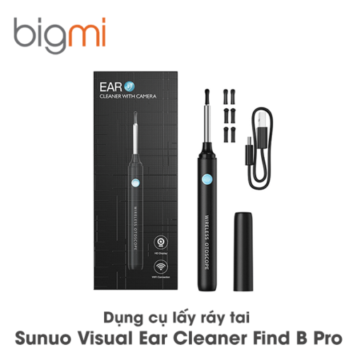 Dụng cụ lấy ráy tai Sunuo Visual Ear Cleaner Find B Pro