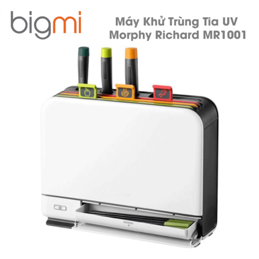 Máy Khử Trùng Tia UV Morphy Richards MR1001 Sấy khô 70 độ dao thớt thìa đũa  (tặng kèm 3 dao 3 thớt)