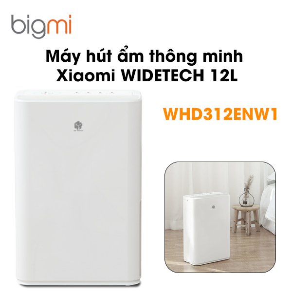 May hut am thong minh Xiaomi WIDETECH 12L WHD312ENW1 Bigmi.vn