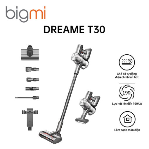 Hút bụi cầm tay không dây Xiaomi Dreame T30 chính hãng