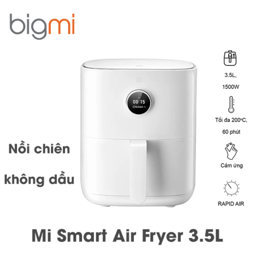 Nồi chiên không dầu thông minh Mi Smart Air Fryer 3.5L bản chính hãng Việt Nam BH 24 tháng