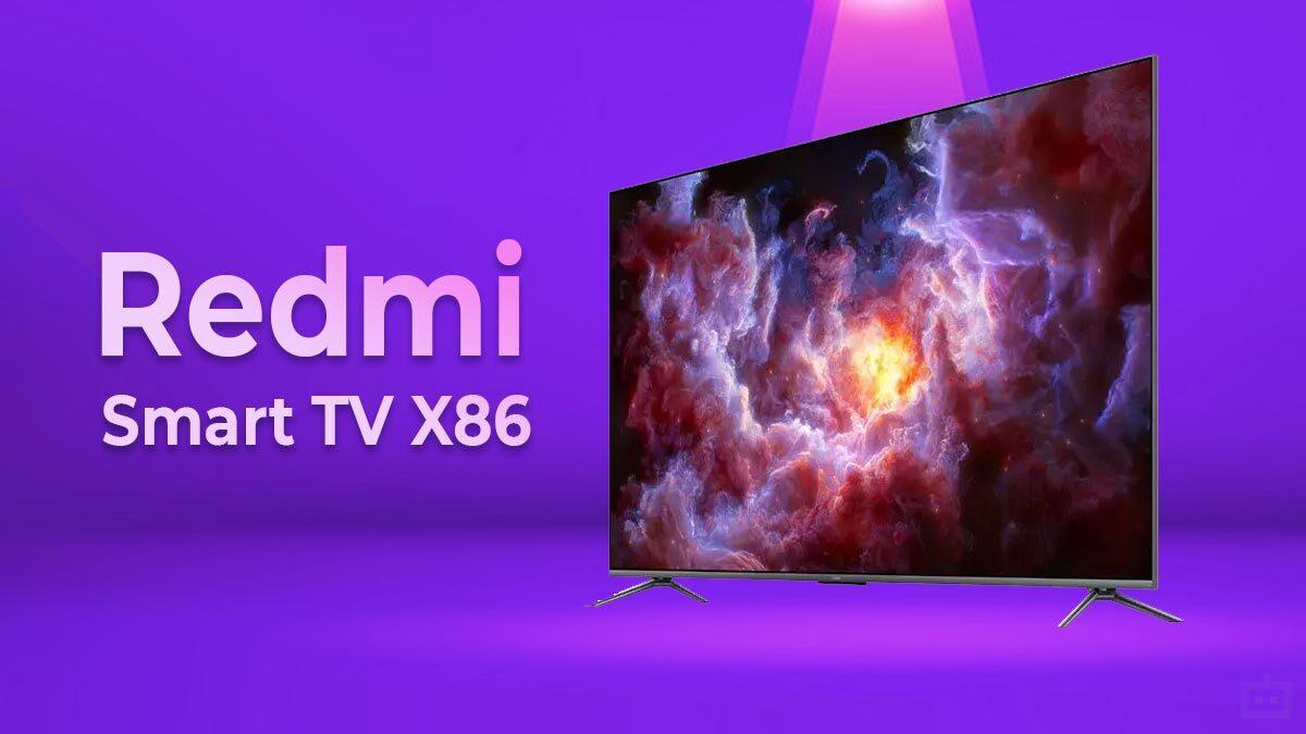 Smart tivi X series Redmi Smart TV X86 2022 86 inch 4K ultra HD 1