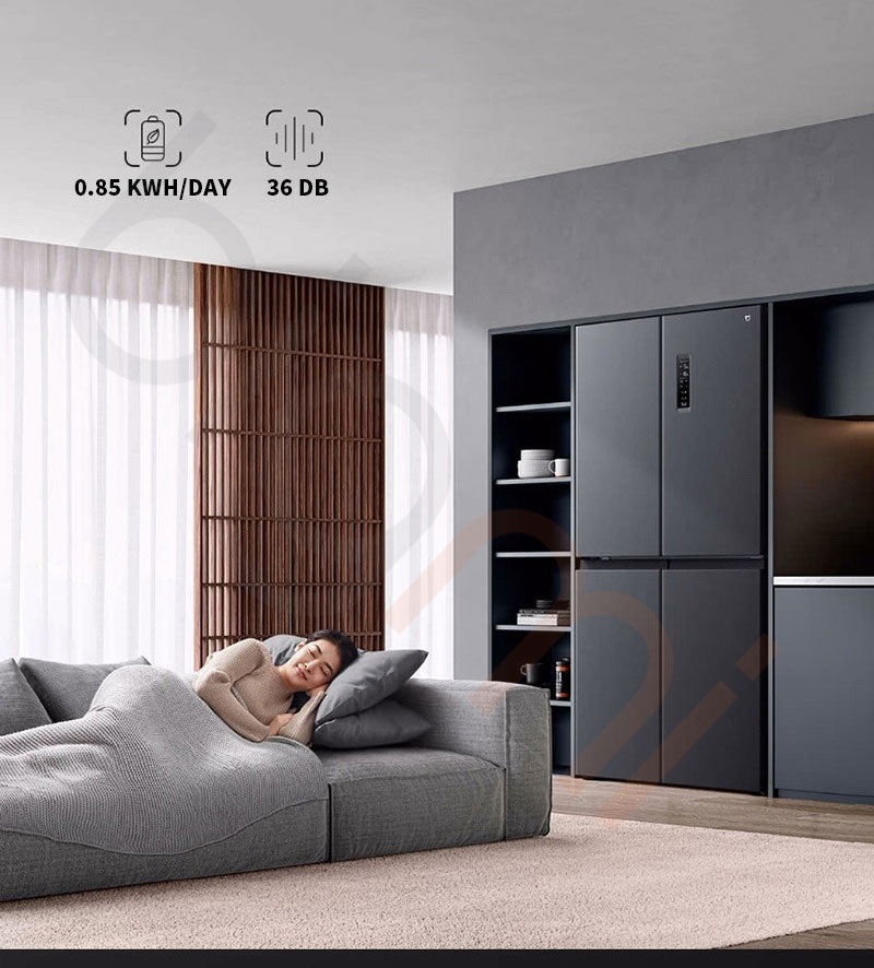 Tu lanh Xiaomi Mijia 430L tiet kiem dien va do on thap