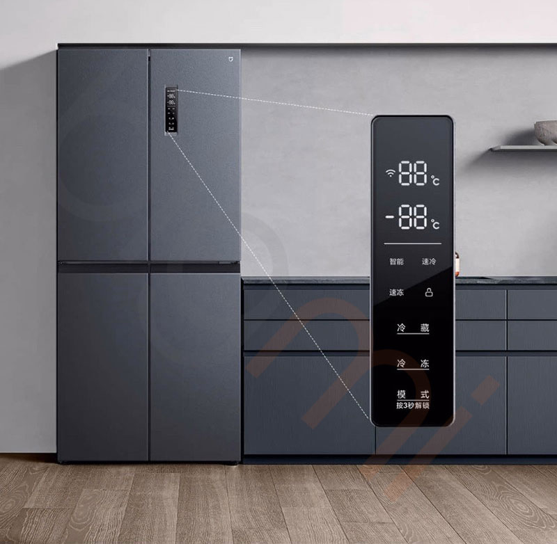 Tu lanh Xiaomi Mijia 430L trang bi man hinh led hien thi