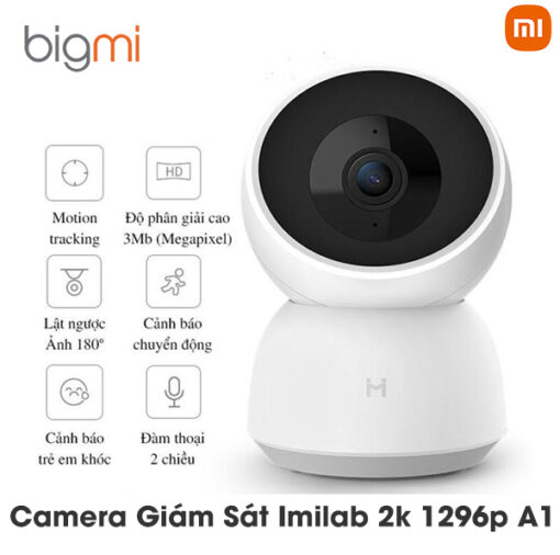 Camera giám sát Xiaomi Imilab 2k 1296p A1 xoay 360° - Bản Quốc Tế