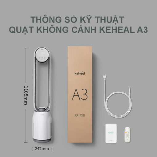 quat khong canh xiaomi keheal a3 thong so ky thuat 1