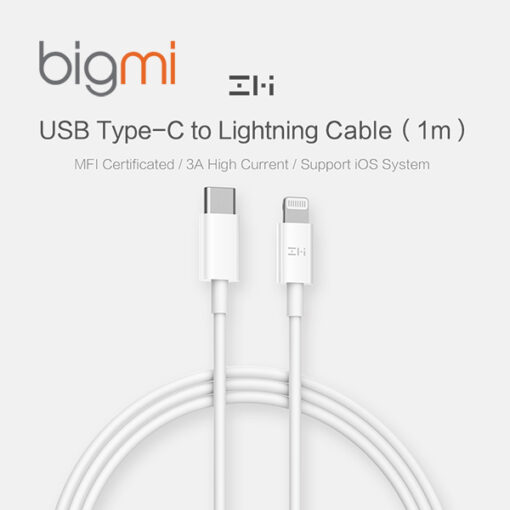 Dây cáp sạc Xiaomi USB C to Lightning chuẩn MFI hàng chính hãng