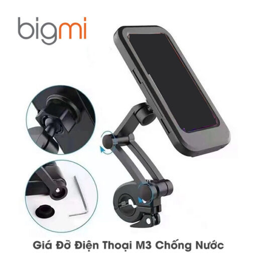 Giá Đỡ Điện Thoại M3 Chống Nước Gắn Tay Lái Xe Đạp Tiện Dụng