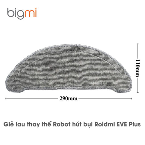 Giẻ lau thay thế cho Robot hút bụi Roidmi EVE Plus