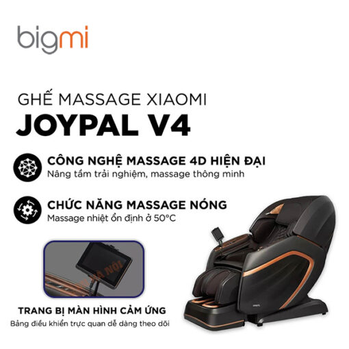 Ghế Massage Xiaomi AI Joypal Monster V4 4D Thông Minh EC8606