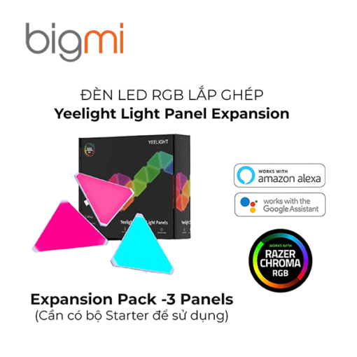 Đèn LED Yeelight Smart RGB Light Panels Expansion 3P