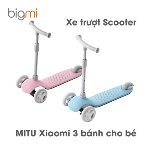 Xe trượt Scooter MITU Xiaomi 3 bánh cho trẻ em - New Fullbox