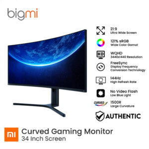Man hinh may tinh Xiaomi Mi Curved Gaming monitor 34 inch
