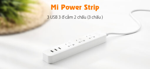 O cam dien Power Strip 3 cong USB 1