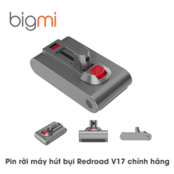 Pin rời máy hút bụi Redroad V17 chính hãng