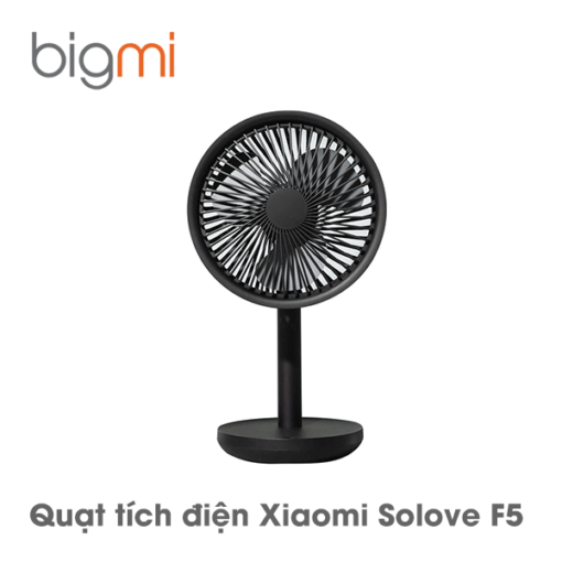 Quạt tích điện Xiaomi Solove F5 chạy 12 tiếng pin 4000mAh