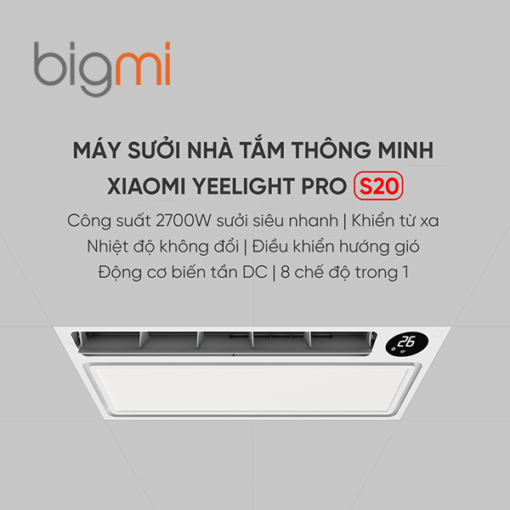 Máy sưởi nhà tắm Smart Bath 8 in 1 Yeelight Pro YLYB0050