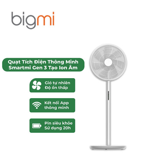 Quạt Thông Minh Smartmi Gen 3 ZLBPLDS05ZM Bản quốc tế