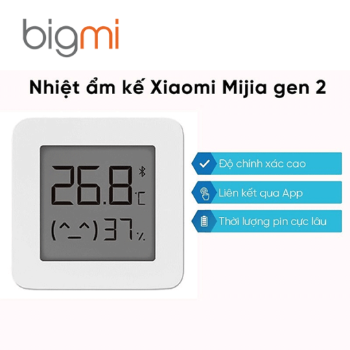 Ẩm kế thông minh Xiaomi Mijia gen 2 LYWSD03MMC kết nối bluetooth
