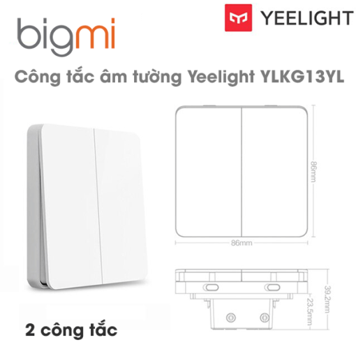 Công tắc âm tường Yeelight YLKG13YL chính hãng