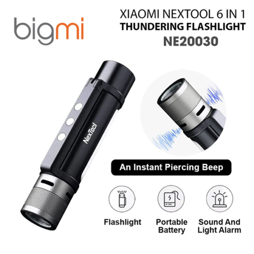 Đèn pin Xiaomi Youpin Nextool NE20030 6 trong 1 - Chống nước, siêu sáng 1000 lumen