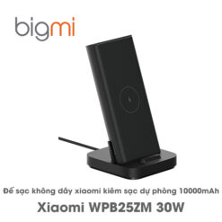 Đế sạc không dây Xiaomi 30w tản nhiệt bằng không khí