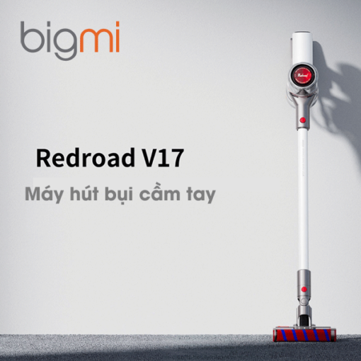 Máy hút bụi cầm tay Redroad V17 không dây – Lực hút siêu mạnh mẽ