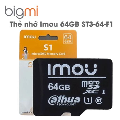 Thẻ nhớ cho Camera Micro SD Imou 64GB ST3-64-F1
