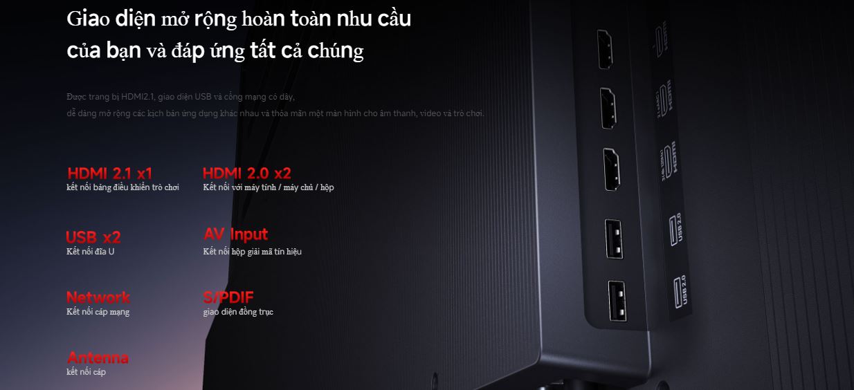 Smart Tivi Xiaomi Redmi Max 100 inch ban noi dia tivi xiaomi 100 inch 5
