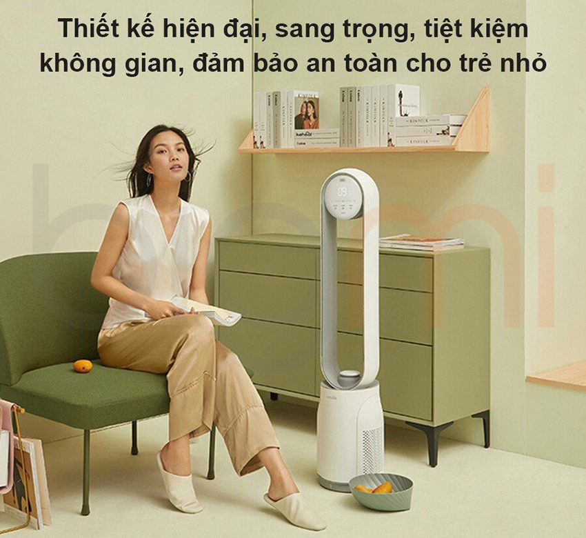 quat Xiaomi KEHEAL A4 co kieu dang va thiet ke thong minh