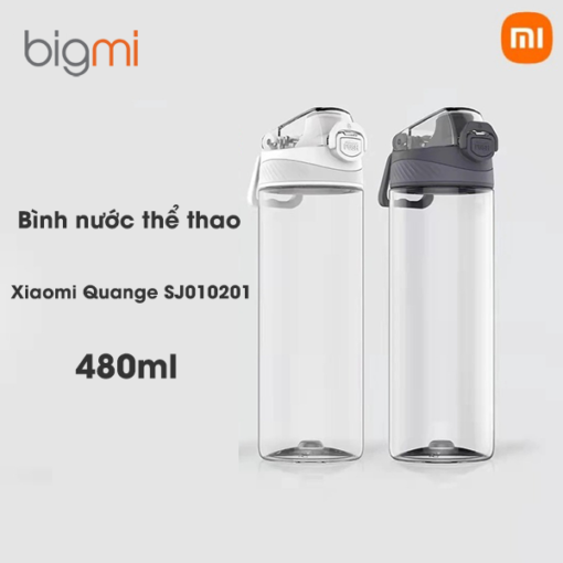 Bình nước thể thao Xiaomi Quange SJ010201 nhựa Tritan không chứa chất độc hại 480ml