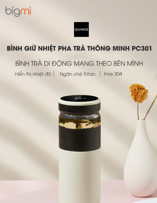 Binh pha tra giu nhiet QUANGE PC301 1