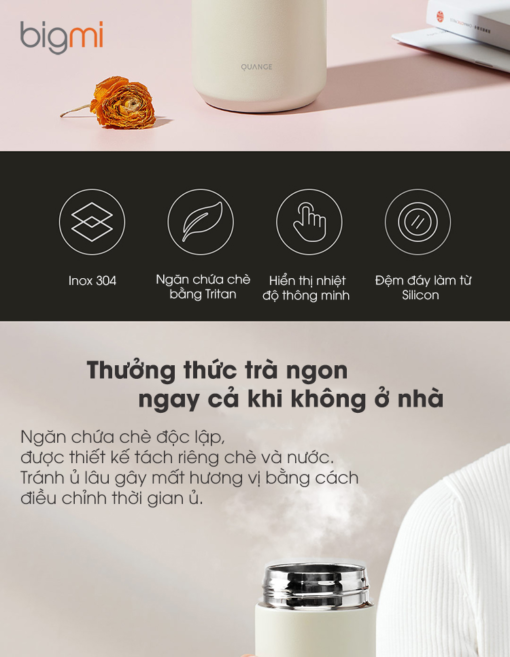 Binh pha tra giu nhiet QUANGE PC301 2