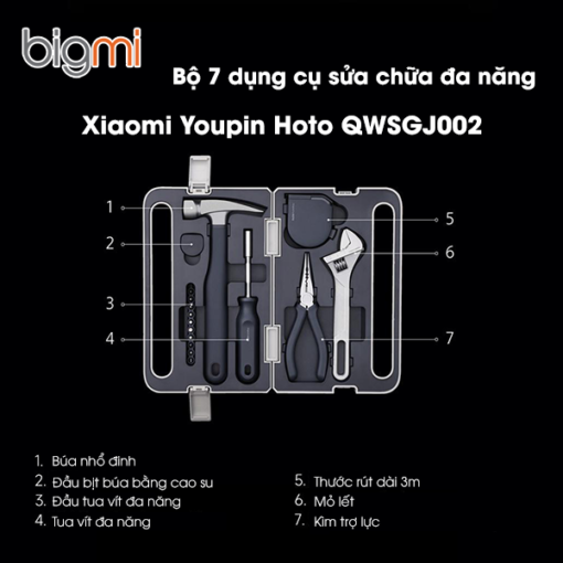 Bo 7 dung cu sua chua da nang Xiaomi youpin Hoto 3