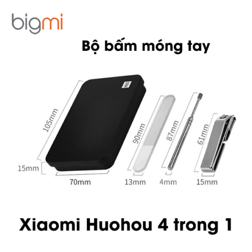 Bộ bấm móng tay Xiaomi Huohou 4 trong 1