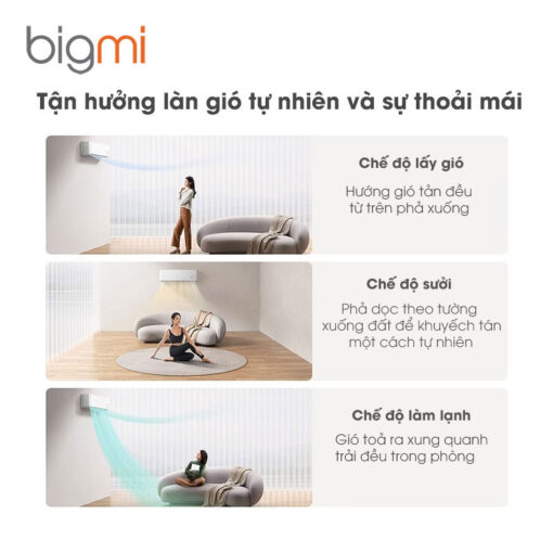 Dieu Hoa thong minh Xiaomi Mijia Inverter 3HP 27000BTU KFR 72GW D1A2 02
