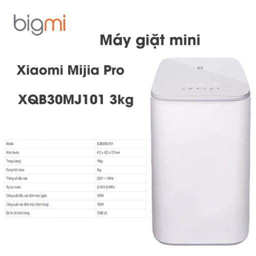 Máy giặt mini Xiaomi Mijia Pro XQB30MJ101 3kg