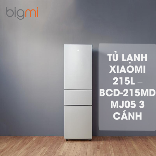 Tủ lạnh Xiaomi 215L - BCD-215MDMJ05 3 cánh tinh tế
