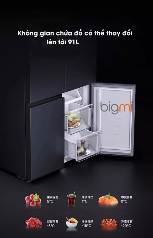 Tu lanh Xiaomi Mijia 606L BCD 606WMFSA thong minh 4 cua 7