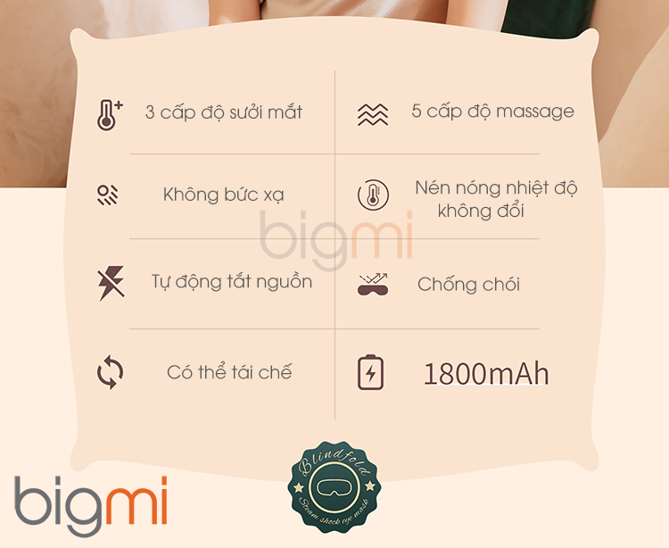 Mat na massage mat thong minh M02 cong sac USB 2