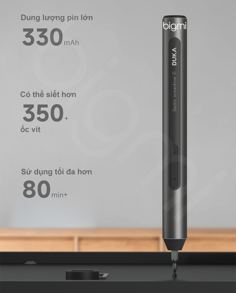 Xiaomi Duka Atuman E1 co thoi luong pin dai