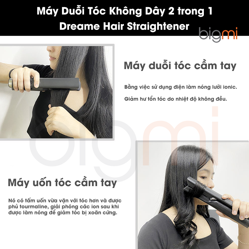 May Duoi Toc Dreame Hair Straightener Khong Day 2 trong 1 1