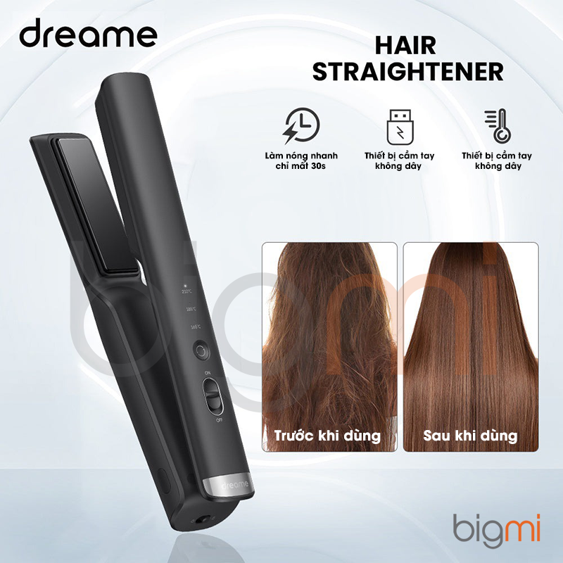 May Duoi Toc Dreame Hair Straightener Khong Day 2 trong 1 2