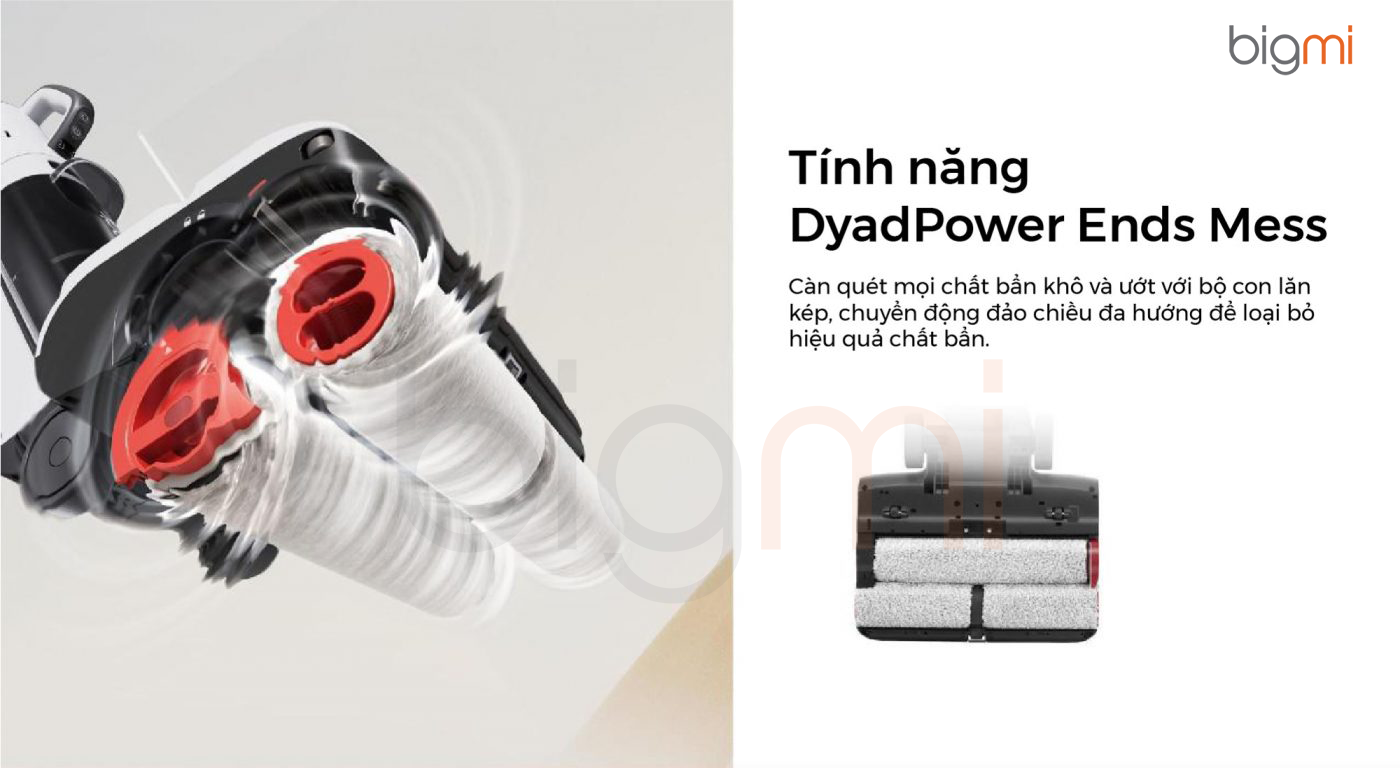 May Hut Bui Lau Nha Roborock Dyad Pro Combo 5
