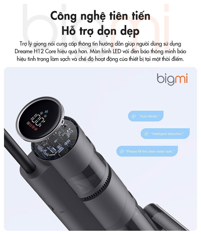 May hut bui lau san thong minh Dreame H12 Core 7