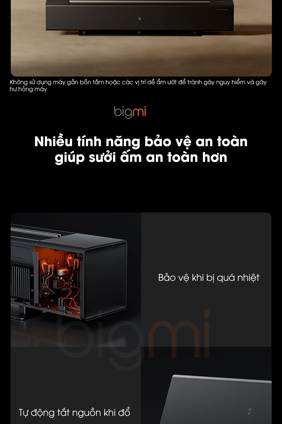 May suoi Xiaomi Mijia Graphene Baseboard TJXDNQ06ZM 14