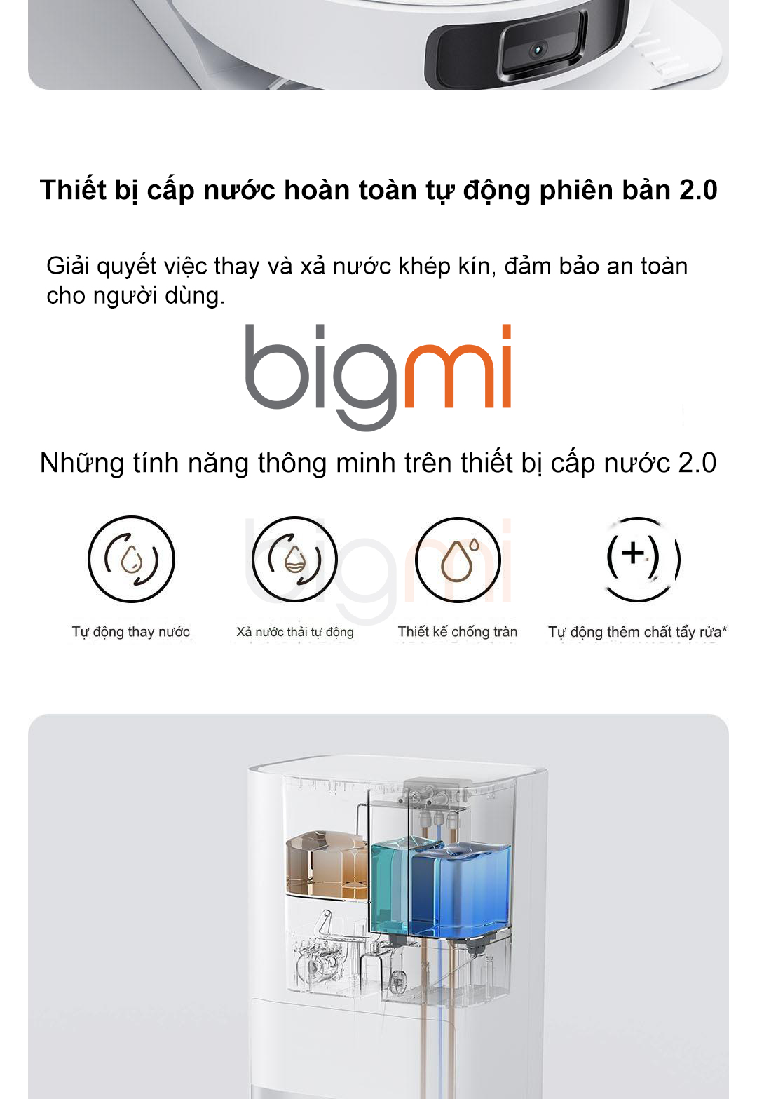 Robot hut bui Xiaomi Mijia Infinite Vacuum Mop 2 9