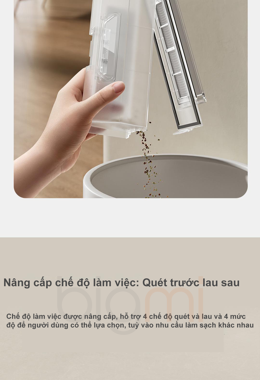 Robot hut bui lau nha Xiaomi Mijia 2 thong minh Model 2023 15